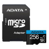 ADATA Premier 256GB Micro SDXC UHS-I Class 10 Memory Card with SD Adapter