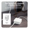 Hyper HyperJuice 70W USB-C GaN Safety Tested Travel Charger With 3 Ports - White