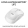 Logitech M240 Silent RF Wireless Bluetooth Optical 4000 DPI Travel Mouse - White
