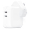 Apple MW2K3B/A 35W Dual USB-C Port Power Adapter 2 Output Connectors 24pin White