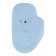 Microsoft 222-000-ERGO-BLUE Mouse in pastel blue colour - upside down showing power button, led light and bluetooth button