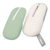 ASUS Marshmallow MD100 1600 DPI Wireless Optical Mouse - Oat Milk with Green Latte Cover
