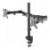 Neomounts FPMA-D550DBLACK 10-32" Full Motion Desk Mount Clamp & Grommet Dual Monitor Arm - Black