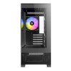 Antec CX500M ARGB Tempered Glass Mini Tower Gaming PC Case - Black