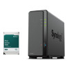 Synology DS124 1-Bay NAS Enclosure (1GB RAM) - 16TB HDD Included Bundle