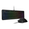 Lenovo Legion KM300 Wired 3-zone layout UK Layout  RGB Gaming Keyboard Black with Mouse