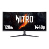 Acer NITRO XZ0 XZ340CURJ0 34" Ultrawide Quad HD VA 120Hz 1ms Height Adjustable Curved Gaming Monitor with Speakers