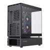 GameMax N80 RGB Tempered Glass Mid Tower Gaming Case - Black