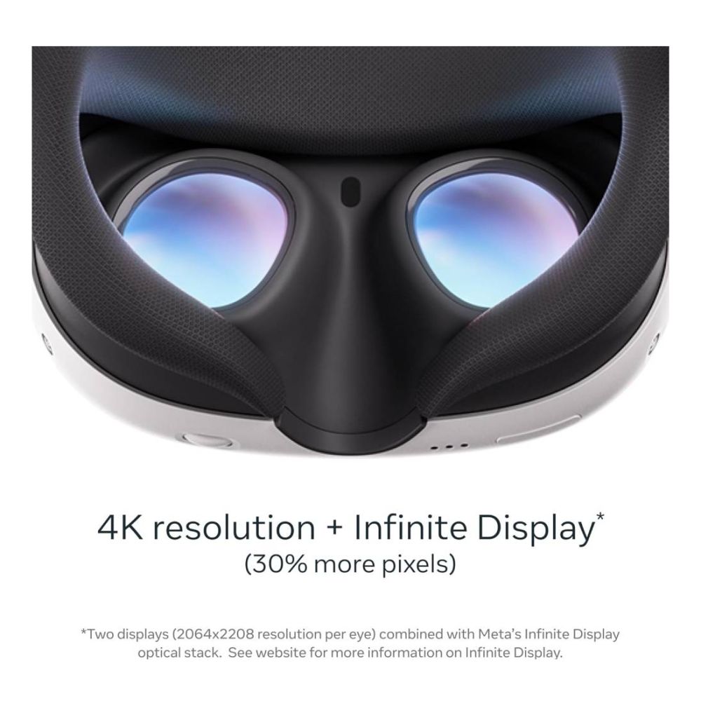 Refurbished Meta Quest 3 VR Headset XR2 Gen 2 8GB 512GB Storage in