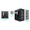 Gamdias ATHENA M3 Tempered Glass Mid Tower Gaming PC Case - Black