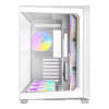 Antec C5 ARGB Tempered Glass Mid Tower Gaming PC Case - White