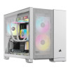 Corsair 2500D Airflow Tempered Glass Mid Tower Gaming PC Case - White