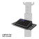 New Open Box - Neomounts AFLS-825BL1 Videobar & Multimedia Mounting Kit for FL50S-825BL1 Display Trolley