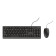 Trust TKM-250 Full-size Wired Keyboard and Mouse Set - Black
