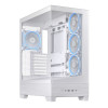 Refurbished - ASUS A31 PLUS TG ARGB Tempared Glass Mid Tower Gaming PC Case - White