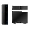 CiT S012B Slim Micro ATX PC Case - Black