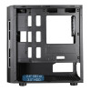 CiT Flash RGB Tempered Glass Micro ATX Gaming PC Case - Black