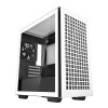 DeepCool CH370 WH Micro ATX Tempered Glass Gaming PC Case - White
