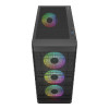 Gamdias ATHENA M3 Tempered Glass Mid Tower Gaming PC Case - Black