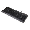 Lenovo Essential Wired QWERTY UK English Layout Keyboard Black