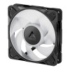 Arctic P12 Pro A-RGB High Static Pressure 120mm PWM Fan - Black Triple Pack