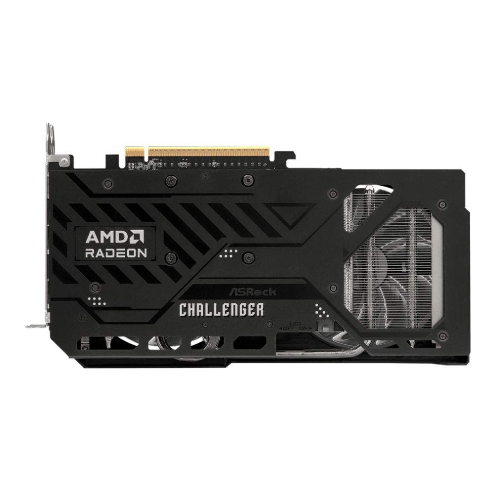 ASRock Radeon RX 9060 XT Challenger 8GB OC GPU - Black