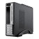 CiT S014C Slim Mini-Tower Micro-ATX Desktop PC Case with 300W Power Supply - Black