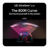 LG UltraGear 34GX900A-B 34" Ultrawide Curved OLED Quad HD 240Hz 0.03ms USB-C Freesync Premium Pro Height Adjustable Gaming Monitor with Speakers