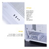 LIAN LI Lancool 205M Mesh White ATX Midi Tempered Glass Case
