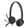 Logitech H340 Wired On-Ear Noise Cancelling Headset - Black