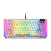 Razer BlackWidow V4 75% RGB Orange Switch Mechanical Gaming Keyboard White Edition