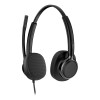 Poly Mission 425 Wired On-Ear AI Noise Reduction Headset - Black
