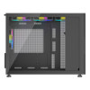1st Player MIKU Mi6-EV Tempered Glass Emotion View Mid Tower Gaming Case - Black