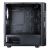 CiT Flash RGB Tempered Glass Micro ATX Gaming PC Case - Black
