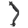 Neomounts NM-D775BLACKPLUS 10-49" Gas Spring Topfix 180°-Stop Desk Mount Single Monitor Arm - Black