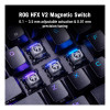 ASUS ROG Falcata 75pc Split Gaming Keyboard in Black with ROG HFX V2 Magnetic Switches