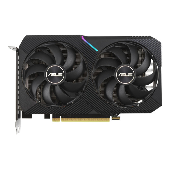 ASUS GeForce RTX 3060 DUAL OC V2 graphics card featuring dual-fan design for optimal airflow