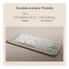 ASUS Marshmallow KW100 75% Wireless Keyboard - Oat Milk