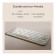 ASUS Marshmallow KW100 75% Wireless Keyboard - Oat Milk