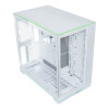 Lian Li O11 Dynamic EVO RGB Tempered Glass Mid Tower Gaming PC Case - White