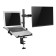 Neomounts FPMA-D550NOTEBOOK 10-32" Full Motion Desk Mount Single Monitor Arm with Laptop Holder - Black