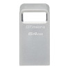 Kingston Technology DataTraveler Micro USB Flash Drive 64GB USB Type-A 3.2 - Silver