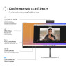HP Series 5 Pro 534pm 34" Wide Quad HD 100Hz 5ms USB-C Height Adjustable Curved Conferencing Monitor with Speakers and Camera