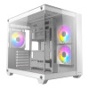 Antec CX800 ARGB Tempered Glass Mid Tower Gaming PC Case - White