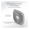 NETGEAR AX3000 Dual-Band PoE WAX615-100EUS  has easy to power poe+ port (LAN) or ac adapter 