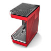 HYTE Y60 Dual Chamber Mid-Tower ATX Panoramic Tempered Glass Gaming PC Case - Red/Black