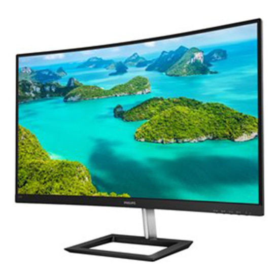 Philips E Line 328E1CA/00 4K Curved Monitor with Built-in Speakers
