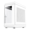 GameMax Hype ATX RGB Tempered Glass Mid Tower Gaming PC Case - White