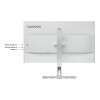 LENOVO L series L24m-4A 23.8" IPS Full HD Height Adjustable Built in Speakers USB-C Monitor