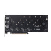 ASUS Hyper M.2 x16 Gen 4 NVMe Expansion Card with 4x M.2 Slots